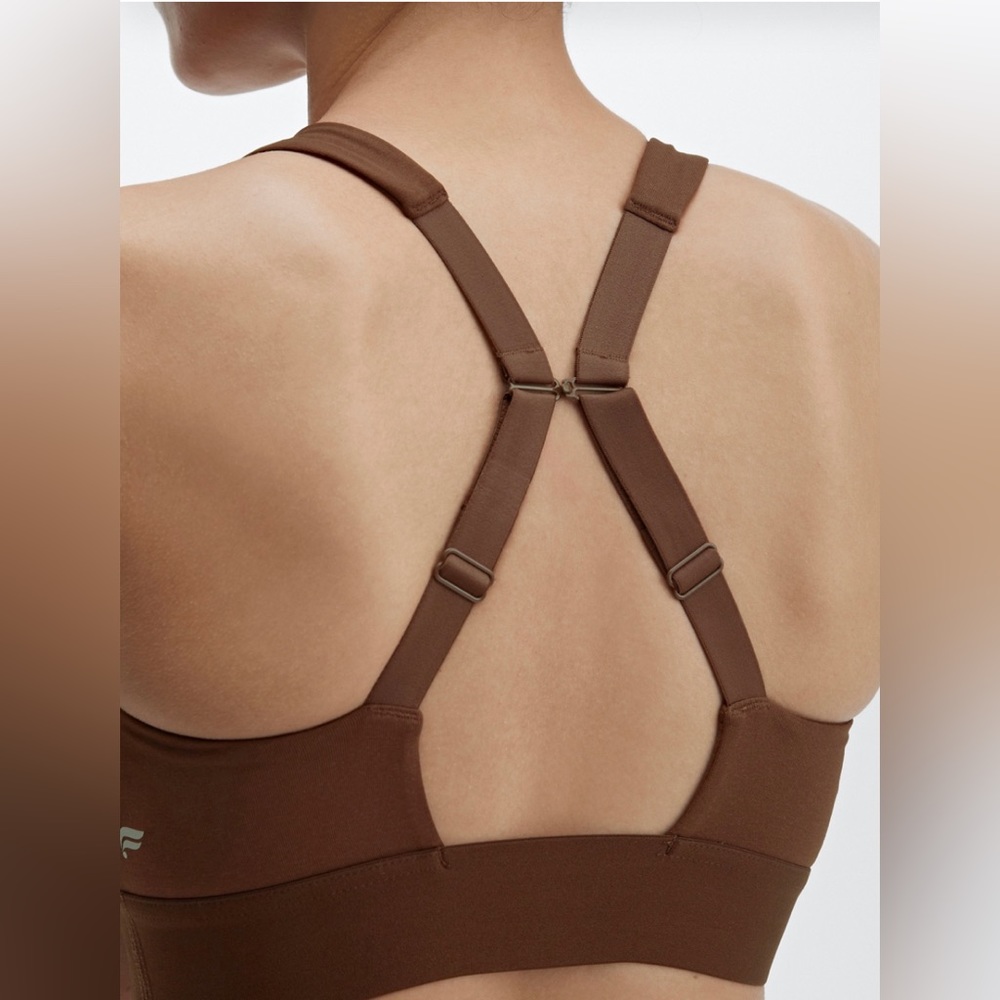 2X FABLETICS: All Day Every Day Bra in Chicory Brown
